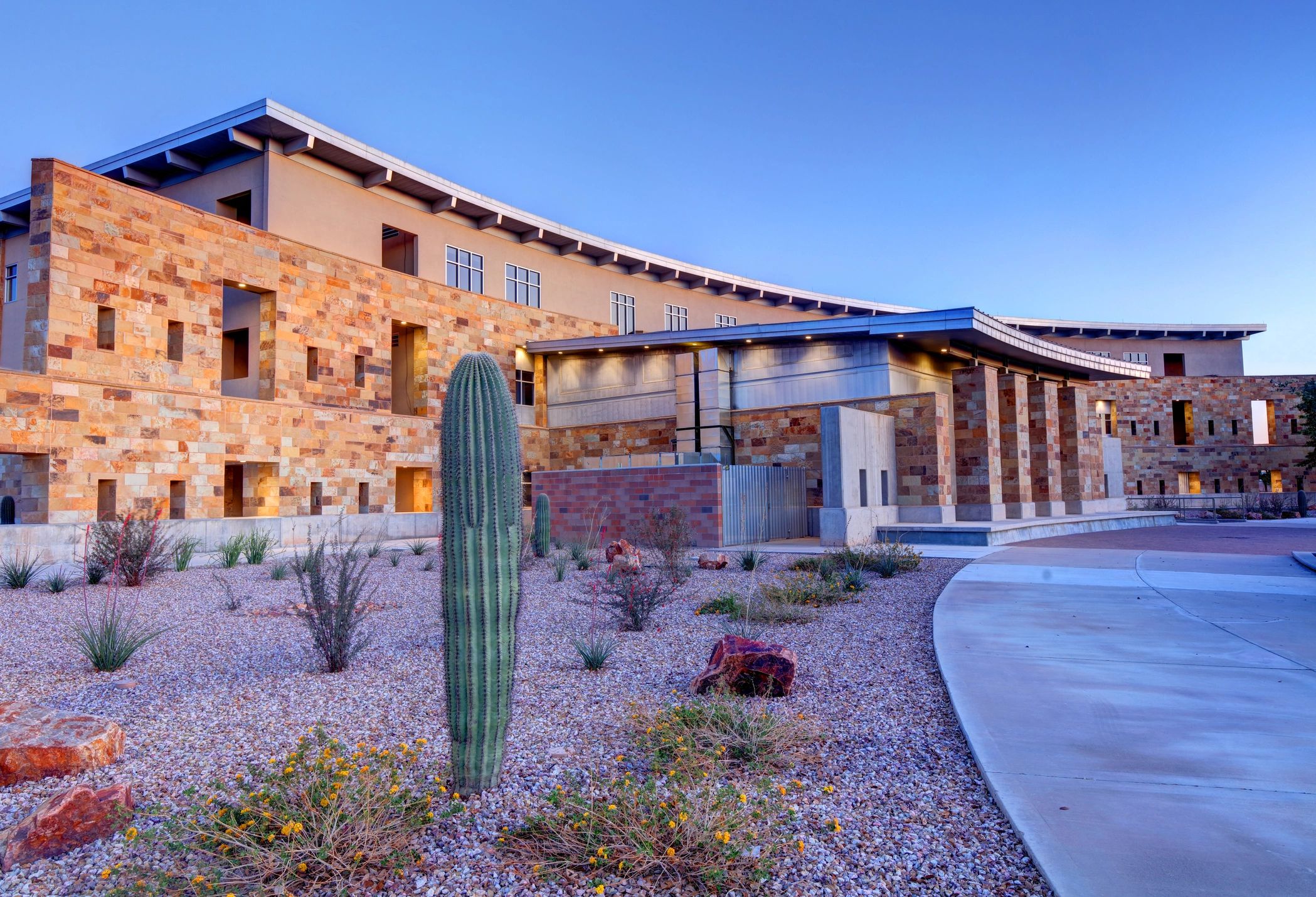 Southwestern building exterior desert